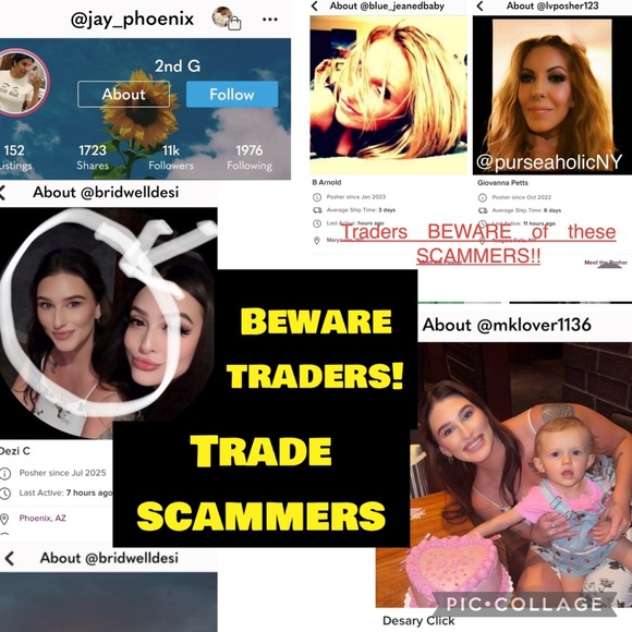 Handbags - Traders BEWARE!! SCAMMERS ALERT!!‼️ See all pics and read description!!
